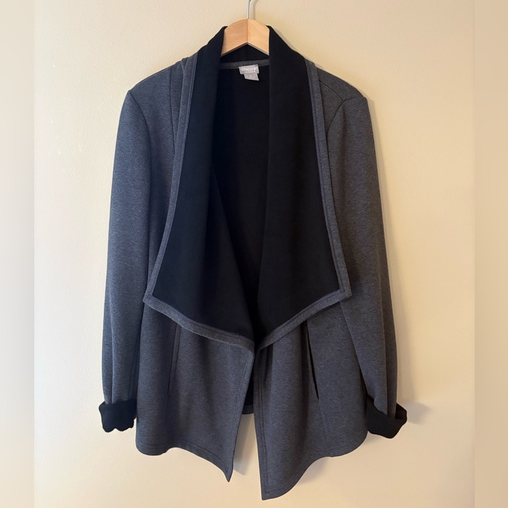 Chico's Zenergy Cardigan Jacket Size Large (2) in Excellent Condition - Picture 2 of 7